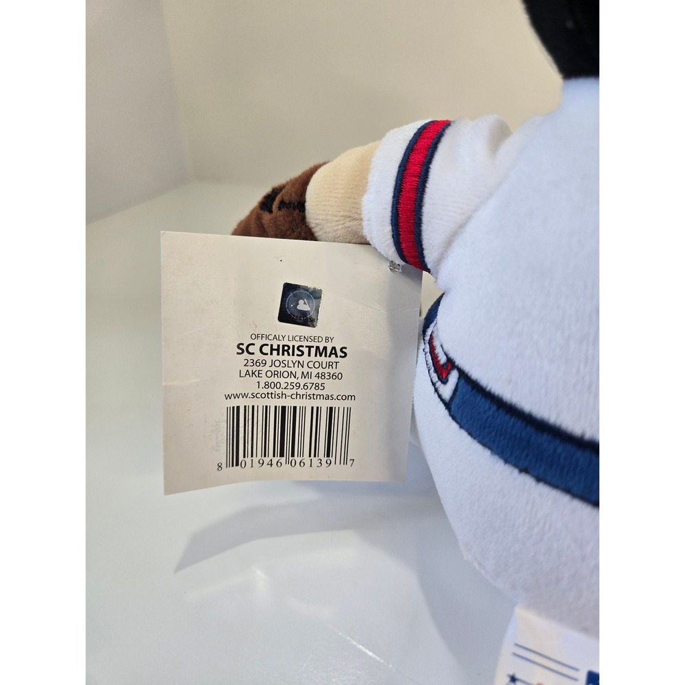 Atlanta Braves MLB Plush Player Doll SC Christmas White Jersey Blue Cap 10 inch - Picture 6 of 7